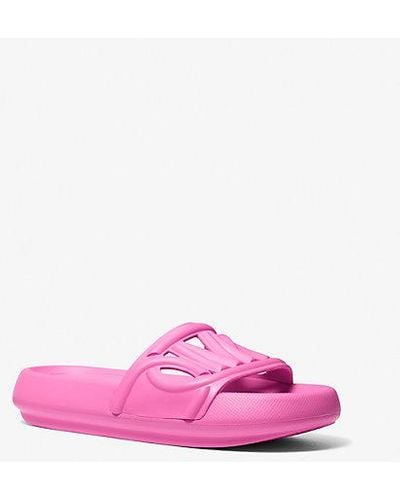 Michael Kors Splash Scuba Slide Sandal - Pink
