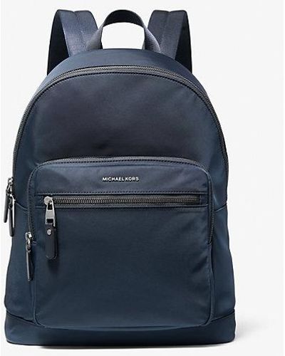 Michael Kors Mk Hudson Nylon Backpack - Blue