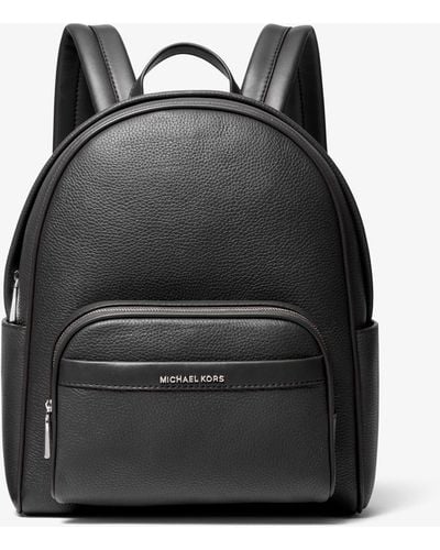 MICHAEL Michael Kors Mk Bex Medium Pebbled Leather Backpack - Black