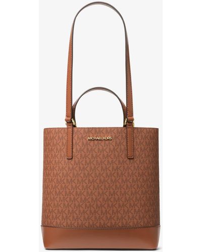 Michael Kors Bolso tote Kelli pequeño con logotipo exclusivo - Marrón