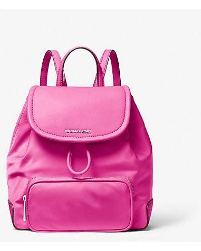 Michael Kors Cara Small Nylon Backpack - Pink