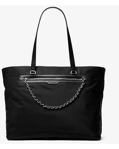 Michael Kors Slater Extra-large Recycled Nylon Tote Bag - Black