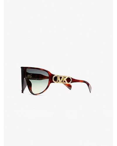 Michael Kors Empire Shield Sunglasses - Brown