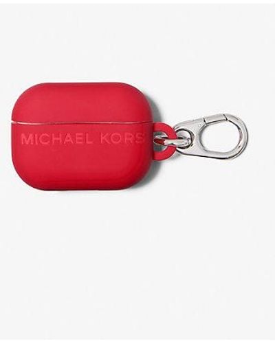 Michael Kors Logo Embossed Case For Apple Airpods Pro® - Red