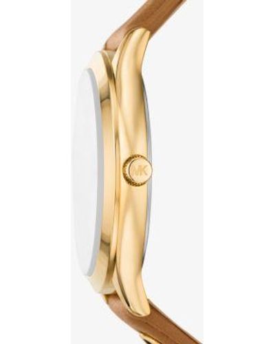 Michael Kors Slim Runway Three-hand Stainless Steel Watch 38mm in  