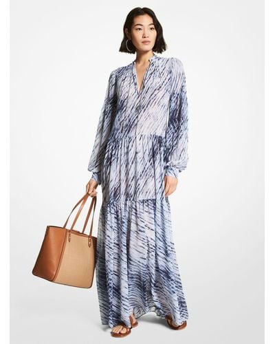 Michael kors clearance studded georgette caftan