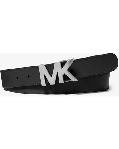 Michael Kors Leather Logo-buckle Belt - Multicolor