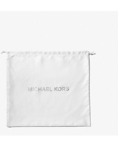Michael Kors Mk Large Logo Woven Dust Bag - White