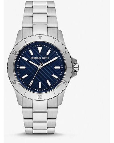 Michael Kors Mk Slim Everest-Tone Watch - Blue
