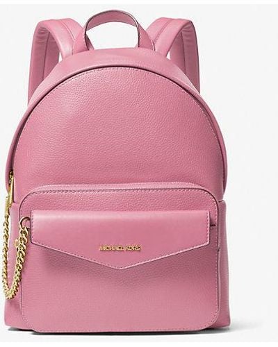 Michael Kors Maisie Medium Pebbled Leather 2-in-1 Backpack - Pink