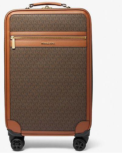 Michael Kors Small Signature Logo Suitcase - Brown