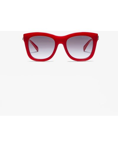 Michael Kors Empire 4 Square Sunglasses - Red