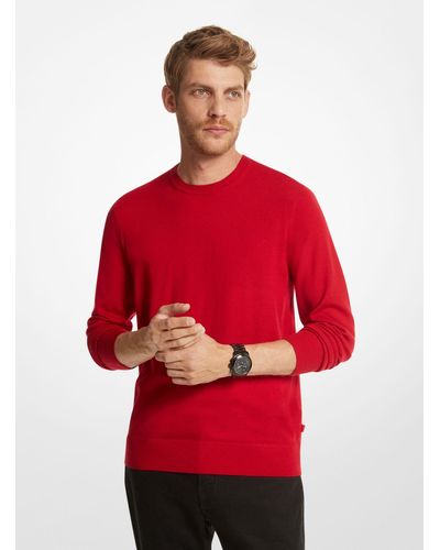 Michael Kors Merino Wool Jumper - Red