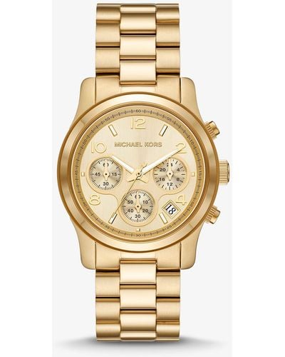 Michael Kors Runway Gold-tone Watch - Metallic