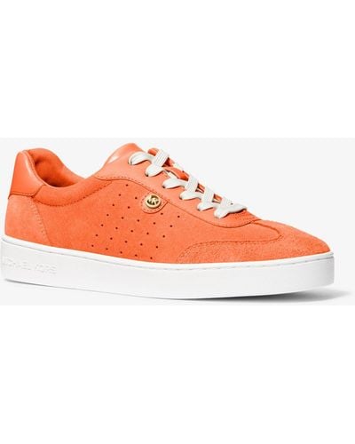 Michael Kors Sneaker Scotty in pelle scamosciata - Arancione
