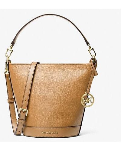 Michael Kors Townsend Small Pebbled Leather Crossbody Bag - Brown