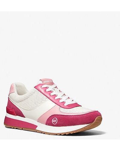 Michael Kors Andi Color-block Sneaker - Pink