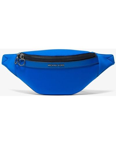 Michael Kors Mk Brooklyn Scuba Belt Bag - Blue