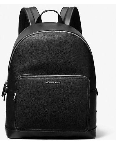 Michael Kors Cooper Faux Leather Commuter Backpack - Black