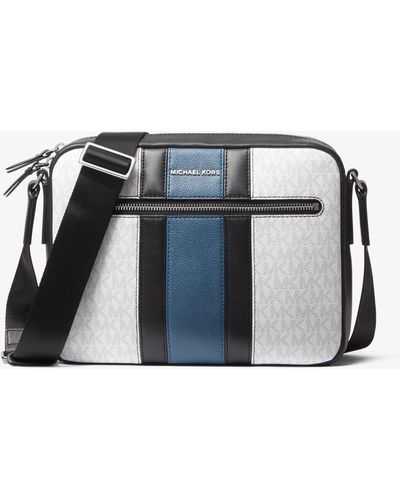 Michael Kors Hudson Logo Stripe Camera Bag - Multicolour