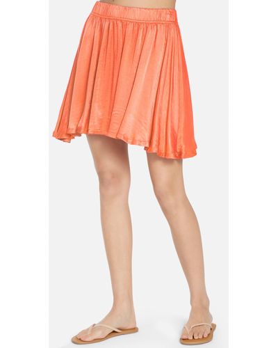 Michael Lauren Corbett Mini Skirt - Orange