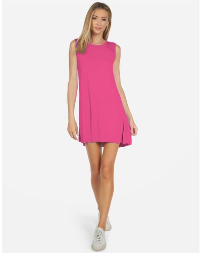 Michael Lauren Gilly Core Dress - Pink