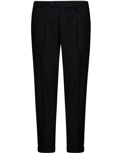 MICHELE CARBONE Trousers - Black