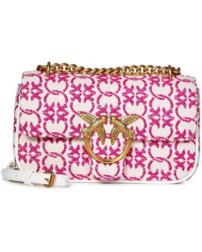 Pinko Mini Love Bag One Shoulder Bag - Pink
