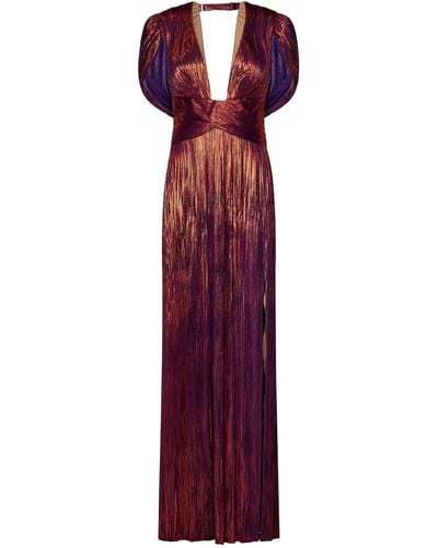 Maria Lucia Hohan Laurel Long Dress - Purple