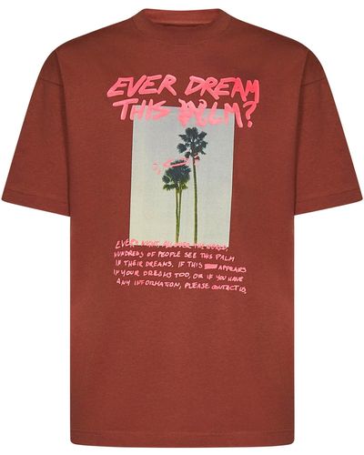 Palm Angels T-Shirt - Rosso