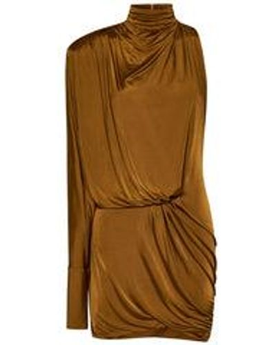 Alexandre Vauthier Mini Dress - Brown