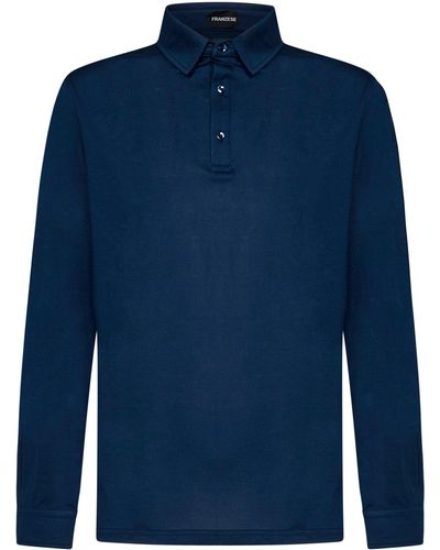 Franzese Collection Brad Pitt Polo Shirt - Blue
