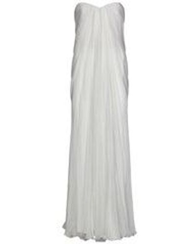 Alexander McQueen Long Dress - White