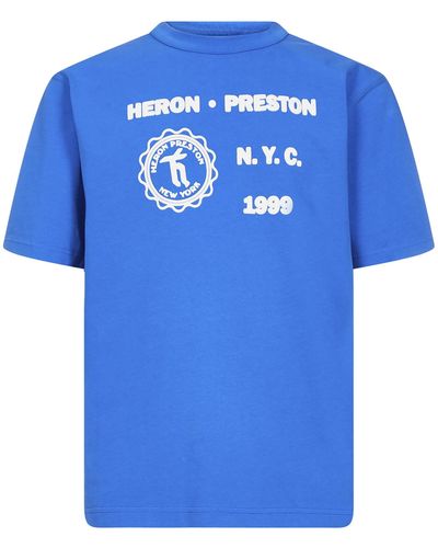 Heron Preston Medieval Heron T-shirt - Blue