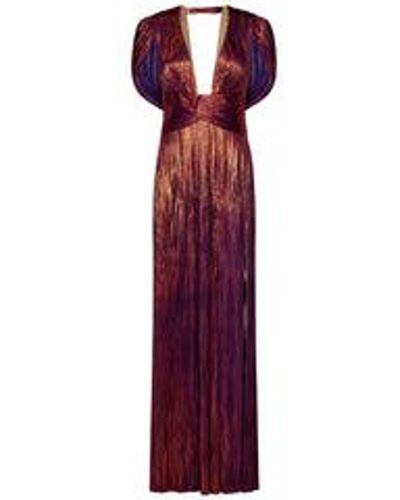 Maria Lucia Hohan Laurel Long Dress - Purple