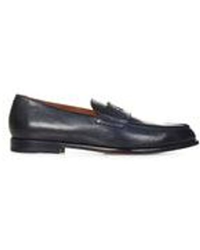 Doucal's "Mario" Loafers - Blue