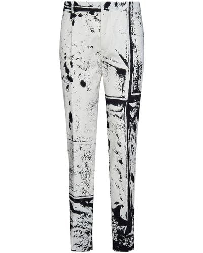 Alexander McQueen Pantaloni - Bianco