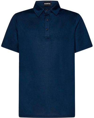 Franzese Collection Franzese Napoli Brad Pitt Polo Shirt - Blue
