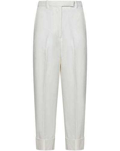 Thom Browne Trousers - White