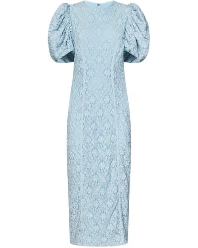 ROTATE BIRGER CHRISTENSEN Midi Dress - Blue
