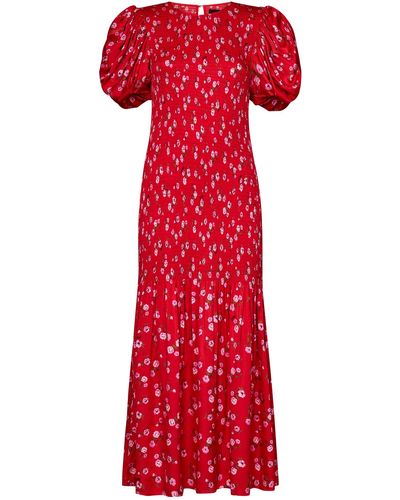 ROTATE BIRGER CHRISTENSEN Long Dress - Red
