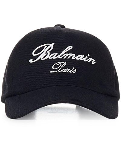 Balmain Paris Signature Hat - Blue