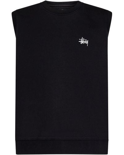 Stussy Gilet STOCK LOGO - Nero