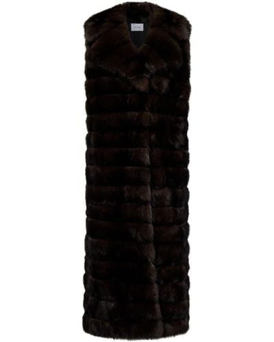 Yves Salomon Waistcoat - Black