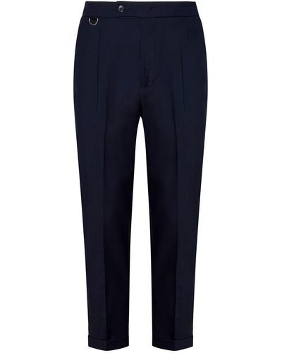 Low Brand Riviera Elastic Trousers - Blue