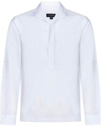 Sease Camicia Half Button - Bianco