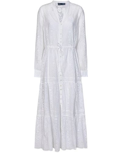 Polo Ralph Lauren Maxi Dresses - White