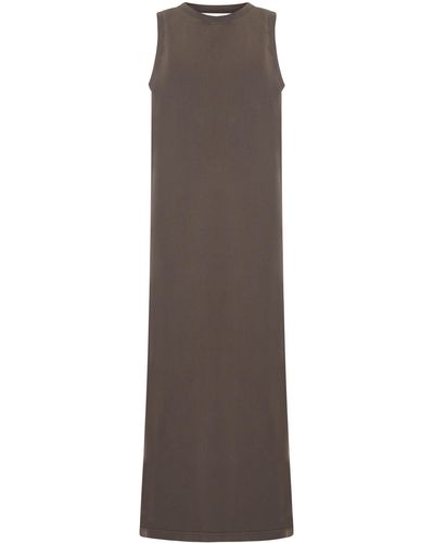 Grifoni Long Dress - Brown