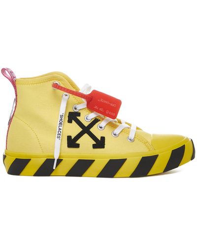 Off-White c/o Virgil Abloh Mid Top Trainers - Yellow