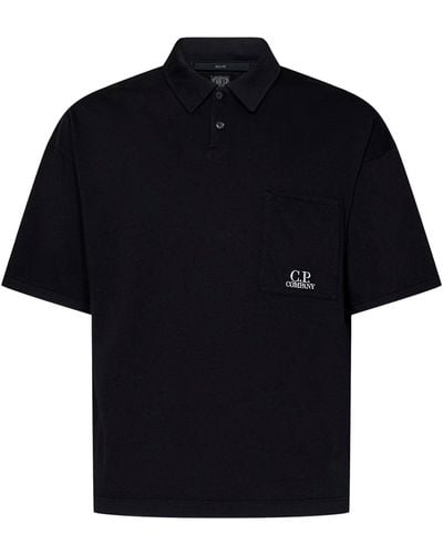 C.P. Company C. P. Company Polo Shirt - Black